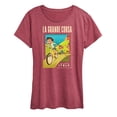 thumbnail image 1 of Luca - La Grande Corsa Postcard - Women's Short Sleeve Graphic T-Shirt, 1 of 5