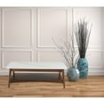 thumbnail image 1 of Luca Mid- Century Coffee Table Stone & Wooden Frame, 1 of 5