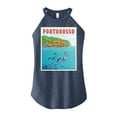 thumbnail image 1 of Luca - Portorosso Italy Postcard - Juniors High Neck Tank Top, 1 of 5