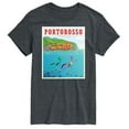 thumbnail image 1 of Luca - Portorosso Italy Postcard - Men's Short Sleeve Graphic T-Shirt, 1 of 5