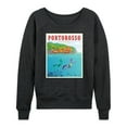 thumbnail image 1 of Luca - Portorosso Italy Postcard - Women's Lightweight French Terry Long Sleeve Shirt, 1 of 5