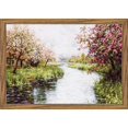 thumbnail image 1 of Luca-S Our Spring Landscape Counted Cross-Stitch Kit, 1 of 4