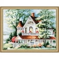 thumbnail image 1 of Luca-S The Lake House Counted Cross-Stitch Kit, 1 of 5