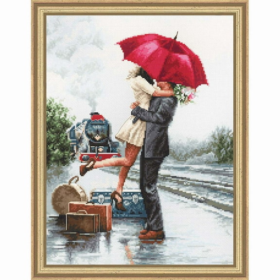 Luca-S Welcome Home Kit & Frame Counted Cross-Stitch