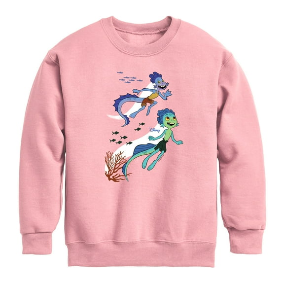 Luca - Sea Monsters - Toddler And Youth Crewneck Fleece Sweatshirt