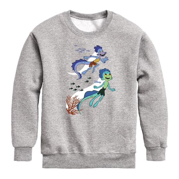 Luca - Sea Monsters - Toddler And Youth Crewneck Fleece Sweatshirt
