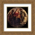 thumbnail image 1 of Luca Signorelli 2x Matted 20x20 Gold Ornate Framed Art Print 'Virgin and Child with Sts Jerome and Bernard of Clairvaux', 1 of 2