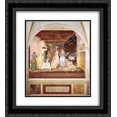 thumbnail image 1 of Luca Signorelli 2x Matted 20x24 Black Ornate Framed Art Print 'Life of St. Benedict. Benedict Tells Two Monks What They Have Eaten', 1 of 2