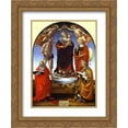 thumbnail image 1 of Luca Signorelli 2x Matted 20x24 Gold Ornate Framed Art Print 'The Virgin and Child among Angels and Saints', 1 of 2