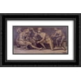 thumbnail image 1 of Luca Signorelli 2x Matted 24x18 Black Ornate Framed Art Print 'Allegory of Fecundity and Abundance', 1 of 2