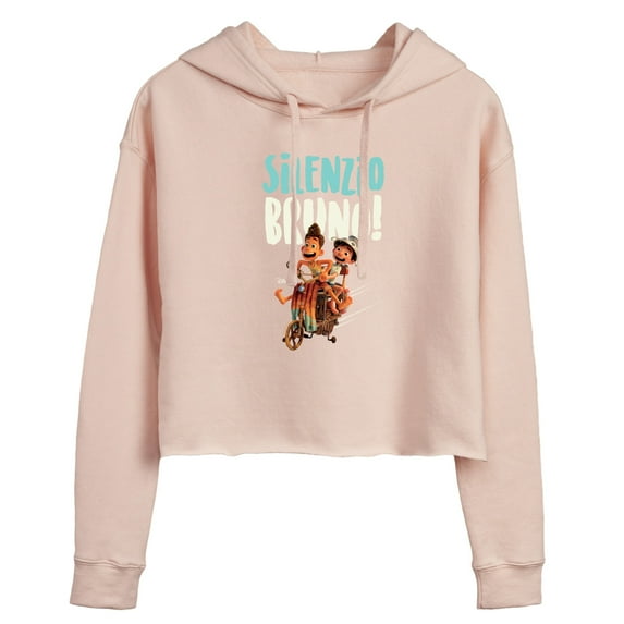 Luca - Silenzio Bruno - Juniors Cropped Pullover Hoodie