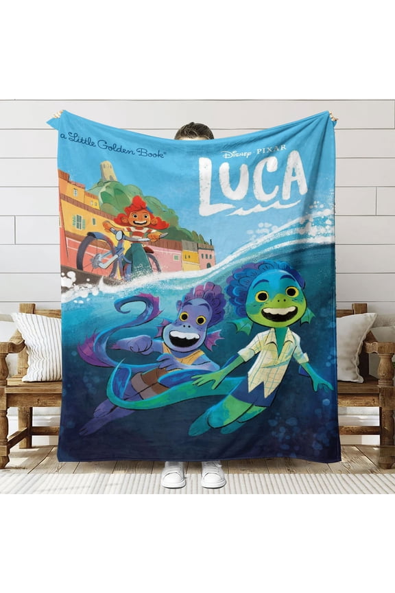 Luca Throw Blanket Gifts for Fans Lover Girls Boys Women Present Hoodie Him Bed 50"x60"