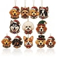 thumbnail image 1 of Lucahom DIY Pearl Art Christmas Ornament Kit for Adults, 10 Pcs Pearl Painting Hanging Ornaments with Dog, Christmas Tree Hanging Decorations for Kids, Xmas Decor, 2.95 in, 1 Set, 1 of 6