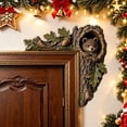 thumbnail image 1 of Lucahom Forest Doorway Door Frame Sign, Wooden Tree Hollow Door Decor with Bear, Oak Leaves and Moss, Rustic Woodland Home Cabin Garden Doorway Entryway Decor, 9.84 in, 1 Pcs, 1 of 6