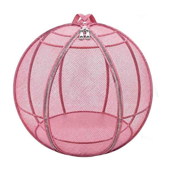 Lucahom Outdoor Cat Exercise Ball, Breathable Interactive Rolling Toy for Indoor & Outdoor Play, Foldable Mesh Rolling Cat Playpen Ball for Exercise & Enrichment