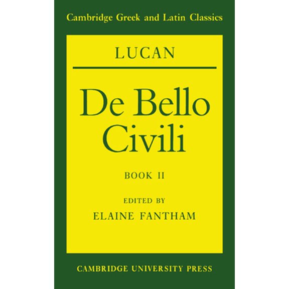 Pre-Owned de Bello Civili (Paperback) by Lucan, Elaine Fantham, P E Easterling