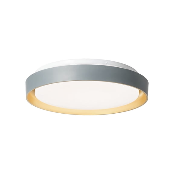 Lucande 15.94" LED Flush Mount Ceiling Light Blue and Gold, Low Profile Light Fixture, Dimmable 5CCT 2700K-5000K Modern LED Ceiling Light Fixture for Kitchen, Bedroom, Living Room, Hallway, Hardwired