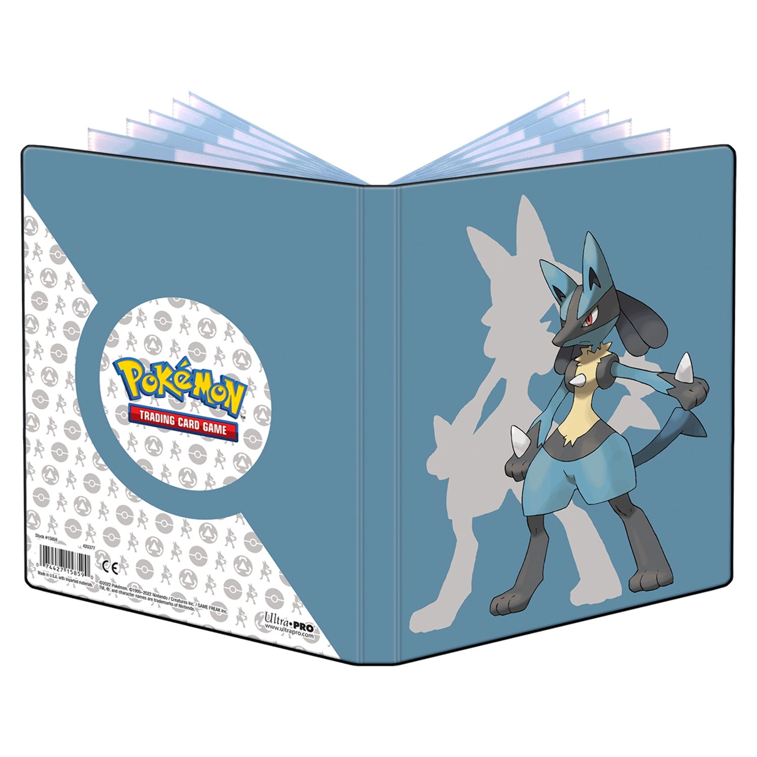 Ultra PRO Lucario 4-Pocket Portfolio for Pokémon - Pokémon Card