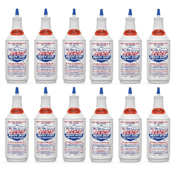 Lucas 10001 Heavy Duty Oil Stabilizer 1 Quart | 0.94 Liter - 32oz - Pack of 12