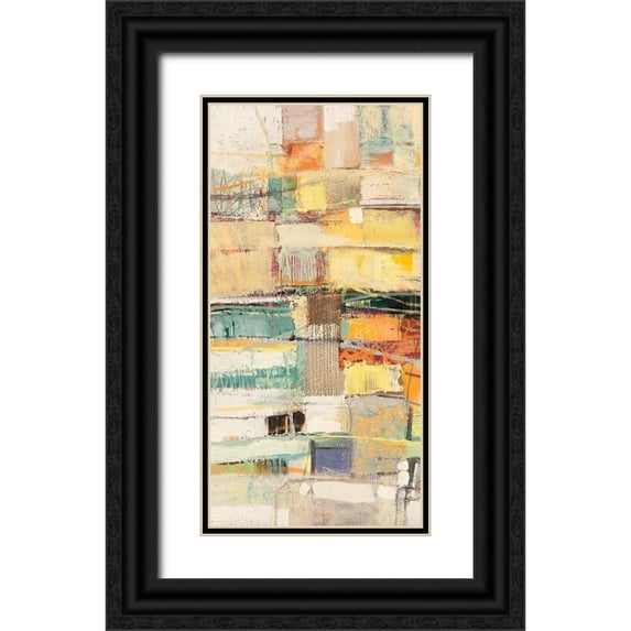Lucas 11x18 Black Ornate Wood Framed with Double Matting Museum Art Print Titled - Caleidoscopio (detail) A