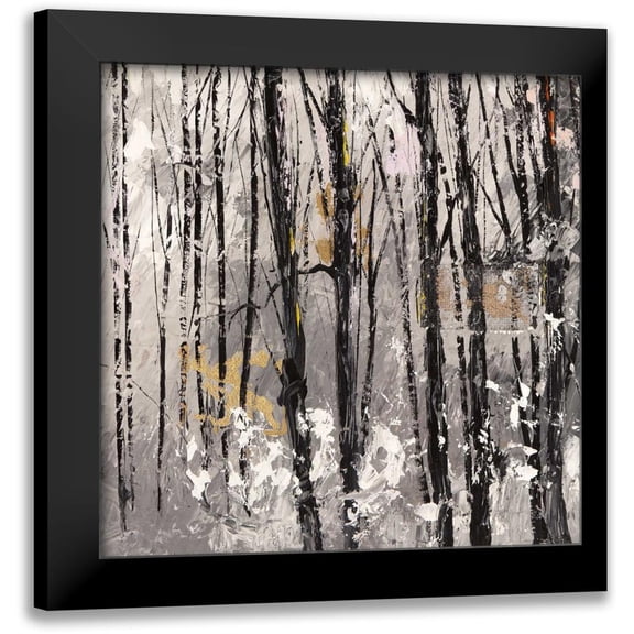 Lucas 12x12 Black Modern Framed Museum Art Print Titled - Bosco I