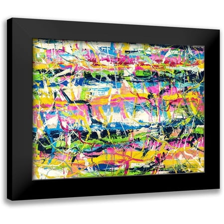 Lucas 14x12 Black Modern Framed Museum Art Print Titled - Rio