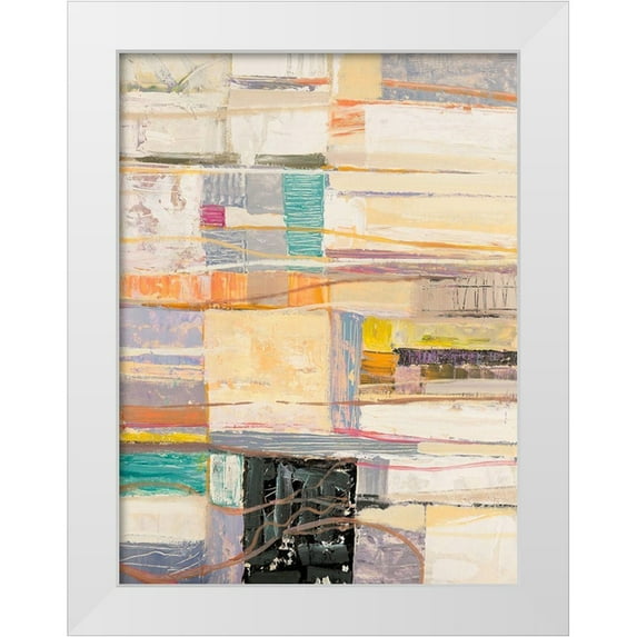 Lucas 19x24 White Modern Wood Framed Museum Art Print Titled - Sphera