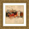 thumbnail image 1 of Lucas 20x20 Gold Ornate Wood Framed with Double Matting Museum Art Print Titled - Festa II, 1 of 4