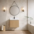 thumbnail image 1 of Lucas 24" Floating Bathroom Vanity Washed Oak, 1 of 11