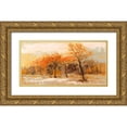 thumbnail image 1 of Lucas 24x14 Gold Ornate Wood Framed with Double Matting Museum Art Print Titled - Foresta I, 1 of 4
