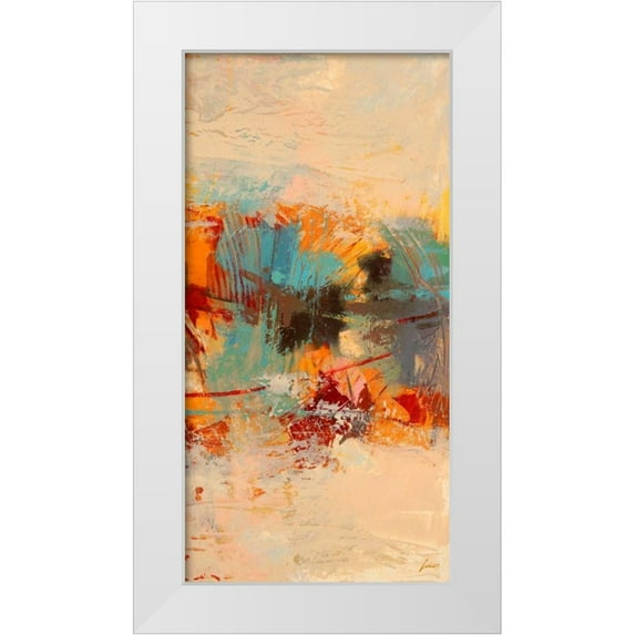 Lucas 9x14 White Modern Wood Framed Museum Art Print Titled - Estate III