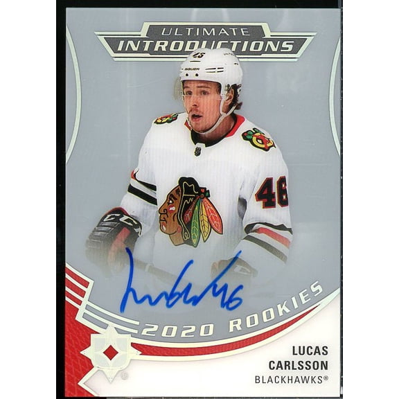 Lucas Carlsson RC 2020 Ultimate Collection Ultimate Introductions Autograph #UI23