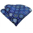 thumbnail image 1 of Lucas Cavellii Men's Blue Dimensional Pocket Square, 1 of 3