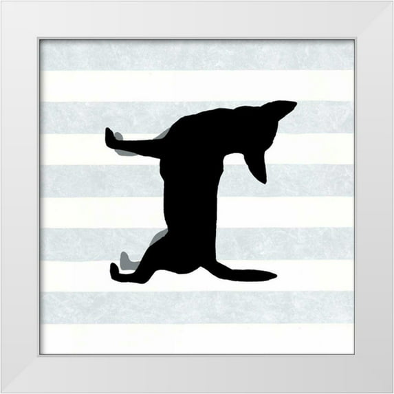 Lucas, Christine 20x20 White Modern Wood Framed Museum Art Print Titled - Chihuahua in Neutral