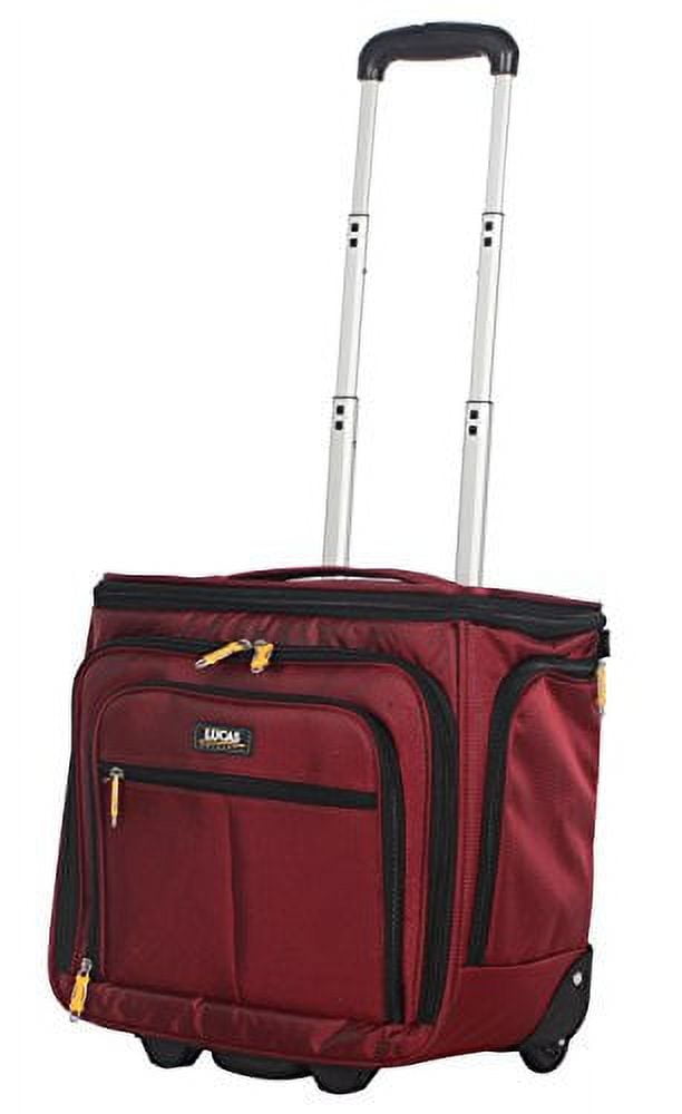 Lucas Convertible Under Seat Carry on Luggage Expandable 15 Inch Soft