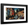 thumbnail image 1 of Lucas Cranach the Elder 18x13 Black Modern Framed Museum Art Print Titled - The Miracle of the Five Loaves and Two Fish, 1 of 5