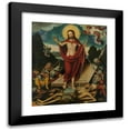 thumbnail image 1 of Lucas Cranach the Elder 20x22 Black Modern Framed Museum Art Print Titled - Resurrection of Christ and the Triumph Over Death and Devil (1537), 1 of 5