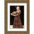 thumbnail image 1 of Lucas Cranach the Elder 2x Matted 18x24 Gold Ornate Framed Art Print 'Salome with the Head of St. John the Baptist', 1 of 2