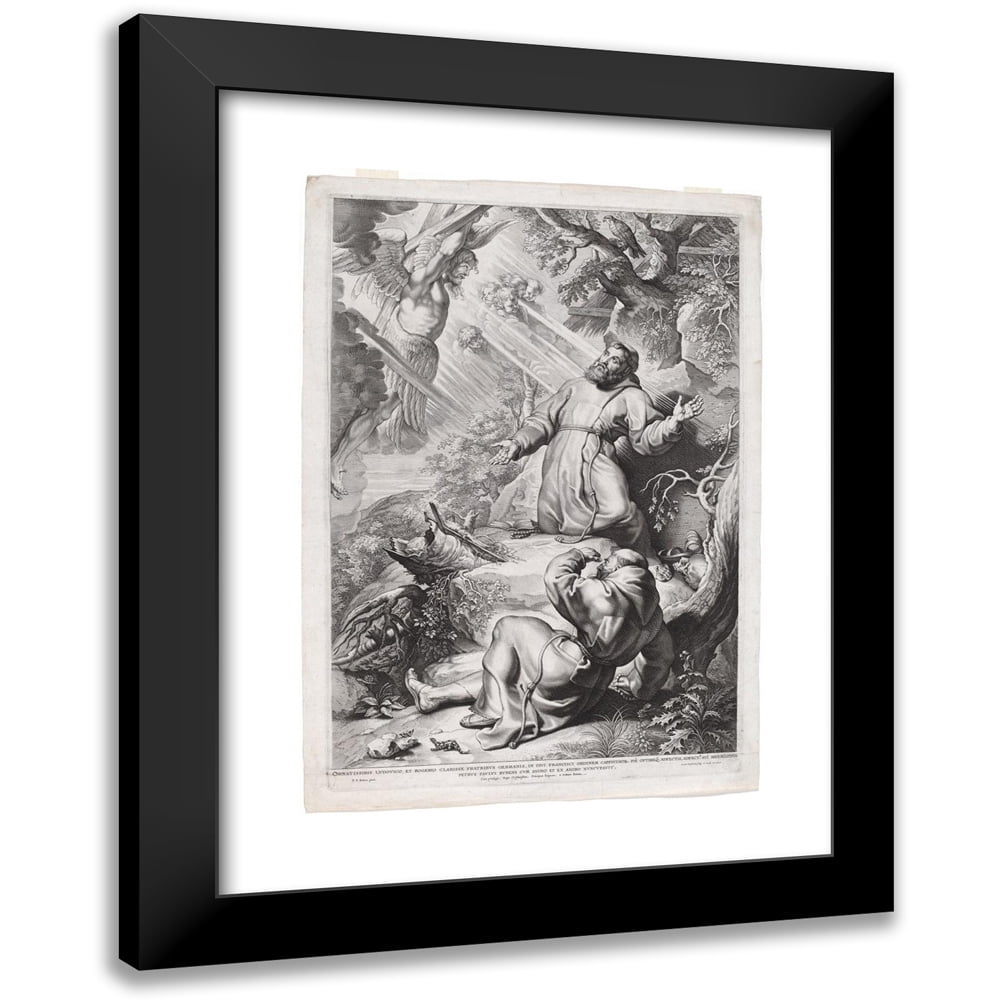 Laur M4 サイン入り THE ANGEL'S MESSAGE STIGMA Lucas Emil Vorsterman 11x14 Black Modern Framed Museum Art