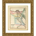 thumbnail image 1 of Lucas, Fielding 12x14 Gold Ornate Wood Framed with Double Matting Museum Art Print Titled - Aegyptus Antiqua, 1823, 1 of 4