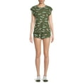 thumbnail image 1 of Lucas Film Women's and Women's Plus Star Wars The Child Top and Shorts Pajama Set, 3-Piece, 1 of 5