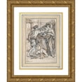 thumbnail image 1 of Lucas Franchoys 14x18 Gold Ornate Wood Frame and Double Matted Museum Art Print Titled - Salome Receiving the Head of St. John The&nbsp;Baptist, 1 of 4