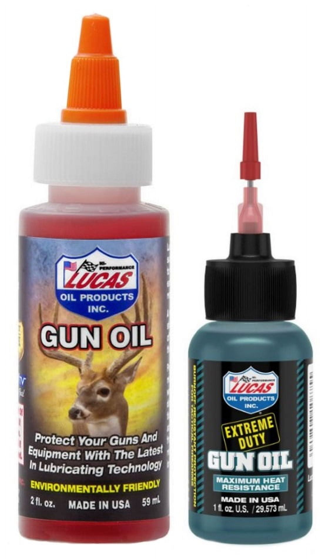 2 Lucas Extreme Duty Gun Oil 8 Ounce Bottle Cleaning Supplies 10870 for  sale online