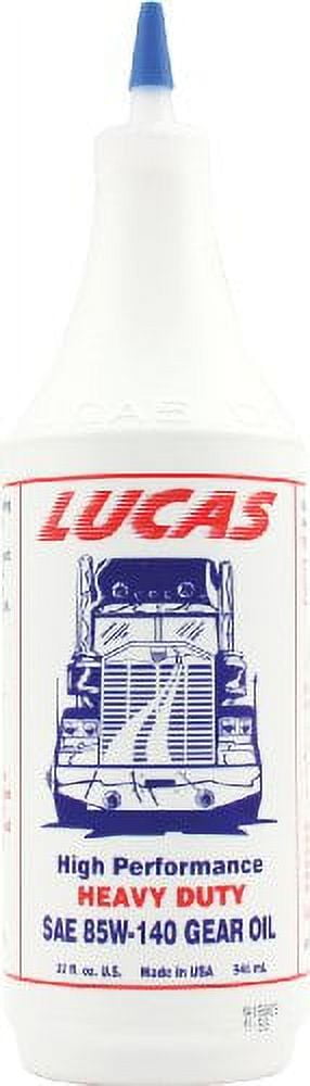 Lucas Heavy Duty 85W-140 Gear Oil, 1 Qt