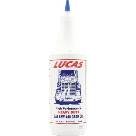 Lucas Heavy Duty 85W-140 Gear Oil, 1 Qt