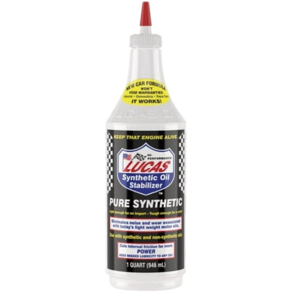 Lucas Oil Synthetic Oil Stabilizer 10130 - Universal Automotive Additive - 1 Qt