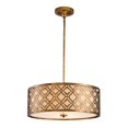 thumbnail image 1 of Lucas McKearn Arabella 21" 3-light Metal Large Pendant in Distressed Gold, 1 of 2