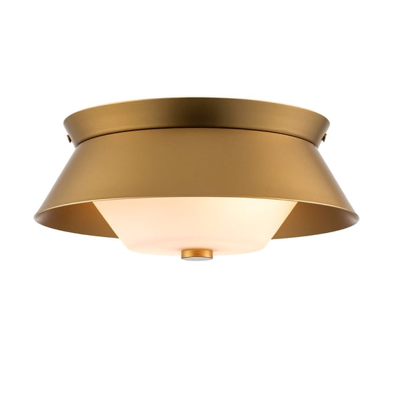 Lucas McKearn Bowtie Flush Mount in Lacquered Gold