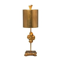 Lucas McKearn Cross Traditional Resin Table Lamp in Gold Leaf