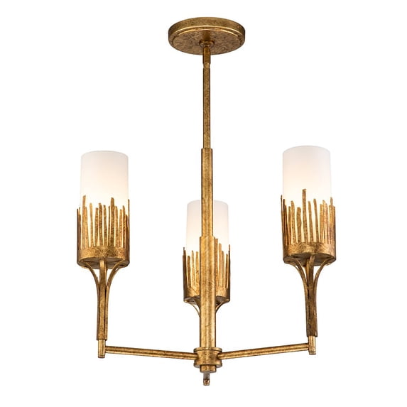 Lucas Mckearn Sawgrass 3 Light Chandelier With Gold Finish CH20319G-3